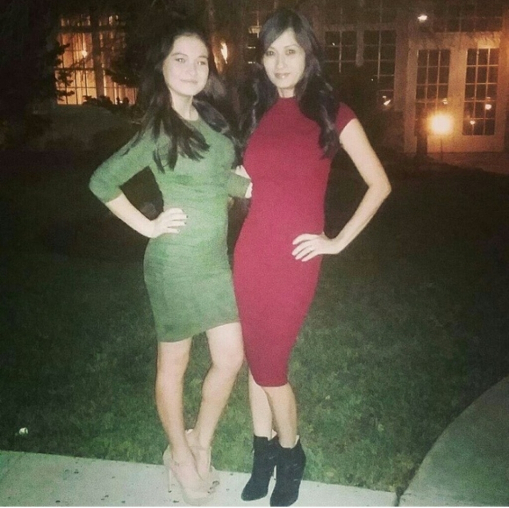Long Sleeve Faux Suede Mini Dress